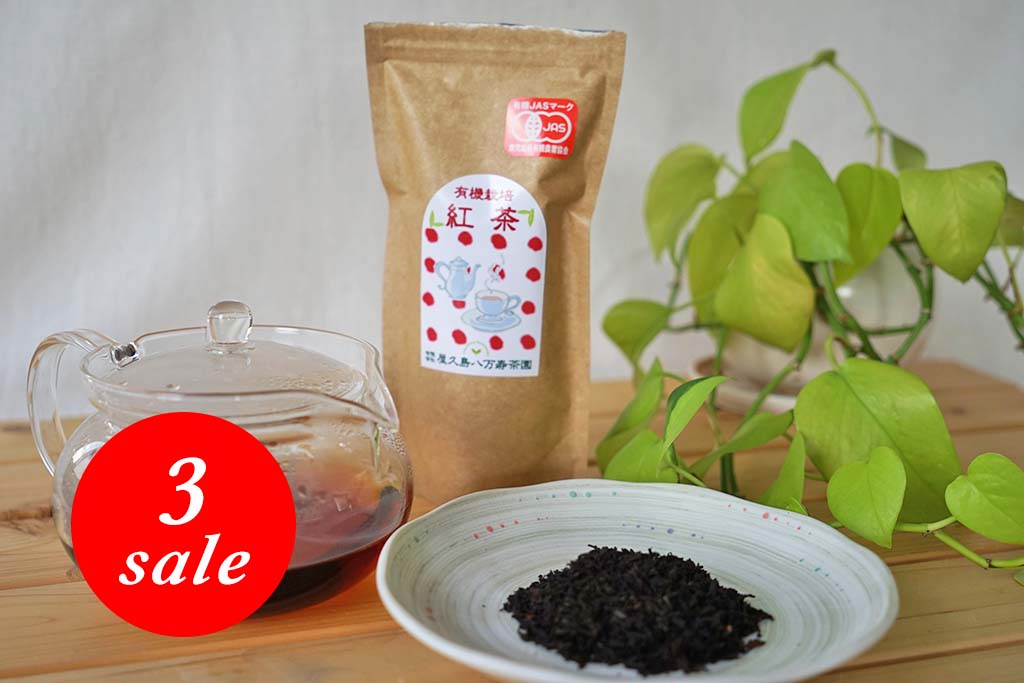 屋久島の有機栽培紅茶ティーバッグ
