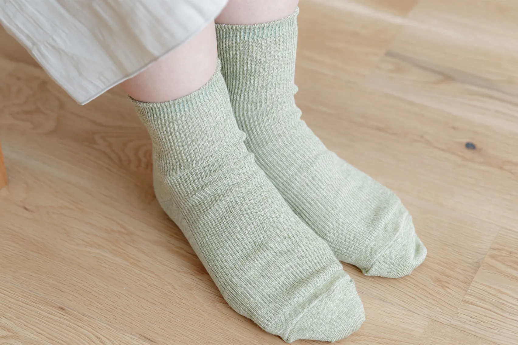 天衣無縫】 リネンコットンソックス Mサイズ | ヒクシポワタ