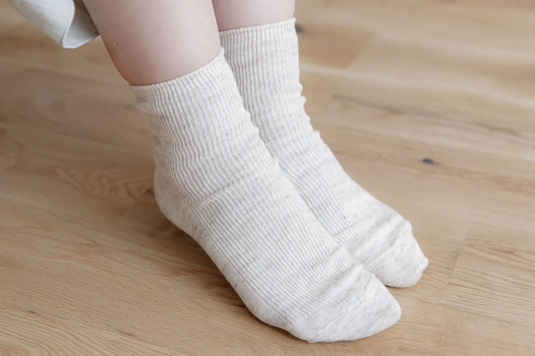 天衣無縫】 リネンコットンソックス Mサイズ | ヒクシポワタ